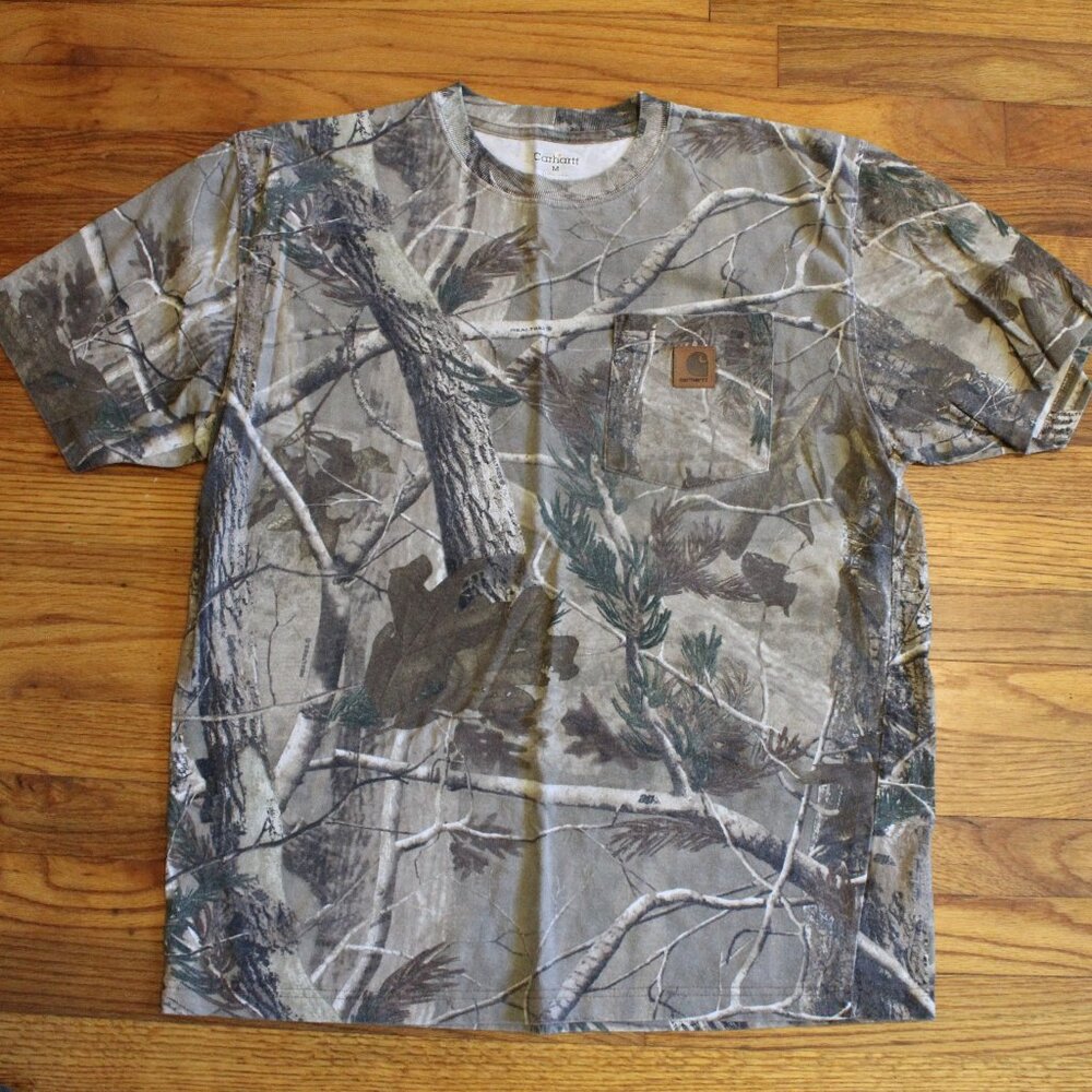 Carhartt Realtree Camo Pocket T-Shirt | Men’s Medium | Workwear / Outdoor Tee